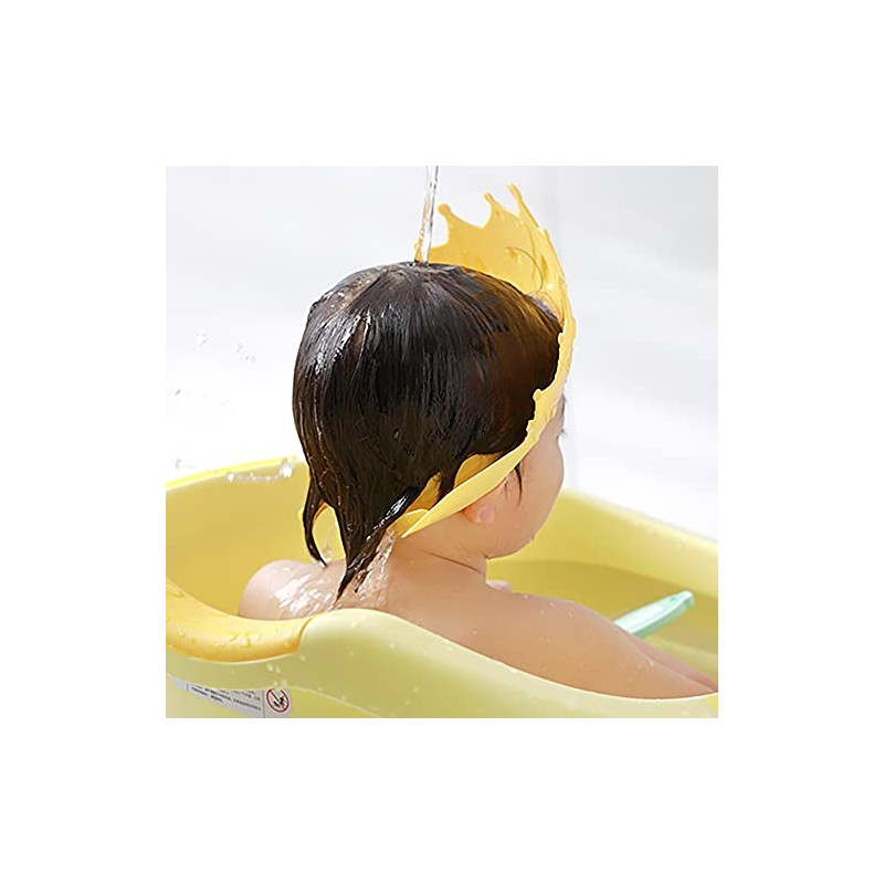 MOLY'S Crown Shampoo Hat Prince Princess Adjustable Length for Children