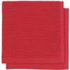 NOW DESIGNS Red Ripple Dish Cloth 2 Pk, 1 EA