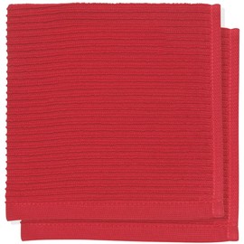 NOW DESIGNS Red Ripple Dish Cloth 2 Pk, 1 EA