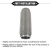 X AUTOHAUX Car Exhaust Flexible Pipe, 63x254mm 2.48"x10" Exhaust Flex