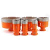 BGTEC Diamond Core Drill Bits Set-6pcs Diamond Hole Saw for