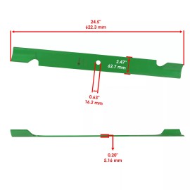 Caltric 72" Deck Blade for Bad Boy Outlaw XP 2012-18 / Outlaw Extreme 2010-18 High Lift