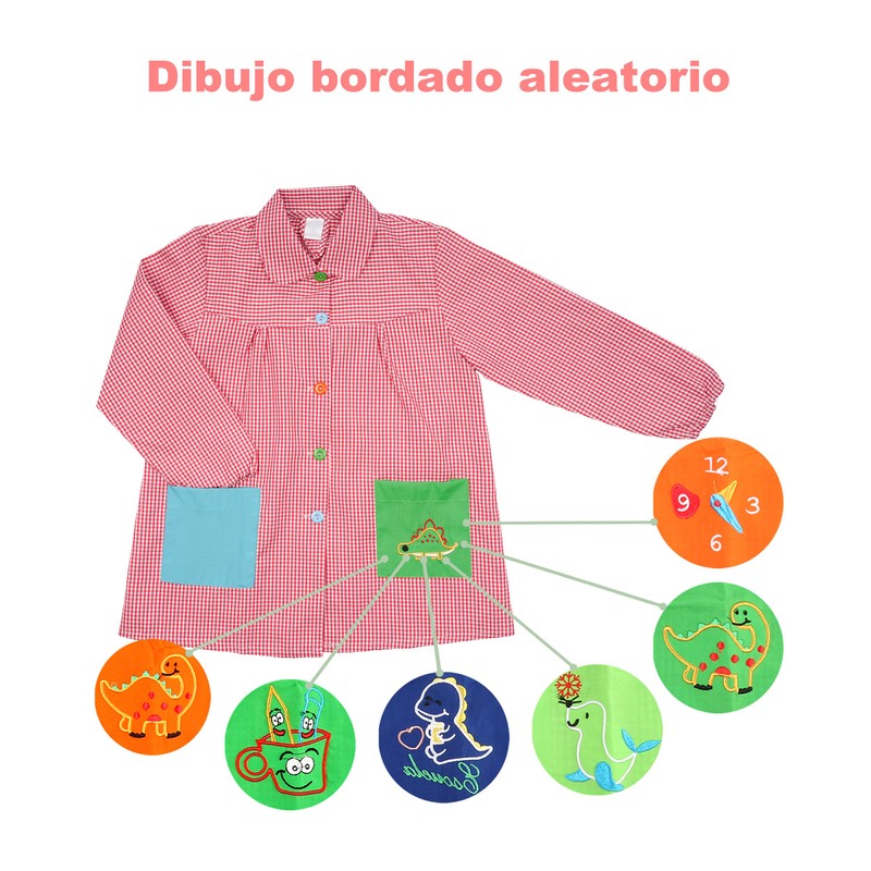 ETREXONLINE Kids School Painting Apron Craft Apron for Kids with
