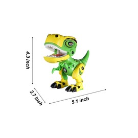 Fuwraixis Q-Version von Dinosaurier-Spielzeug, Simulation Legierung Tyrannosaurus Rex Modell, Gelenke können aktiv Sein, kann als Handy-Halter verwendet Werden, Geschenke für Kinder ab 3 Jahren alt