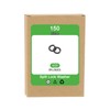 sourcing map M5 Split Lock Washer, 150Pcs Carbon Steel Spring