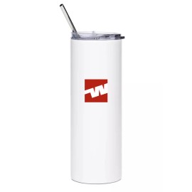 Western Airlines Boeing 707 Stainless Steel Water Tumbler with straw - 20oz.