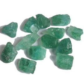 GEMHUB Loose Gemstones Real For Jewelry Making 33.00 Carat Lot 4 Pcs Natural Raw Rough Green Emerald Gemstone for Jewelry Pendants