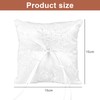 Ring Cushion Wedding Ring Holder Cushion White Bridal Pillow Carrier