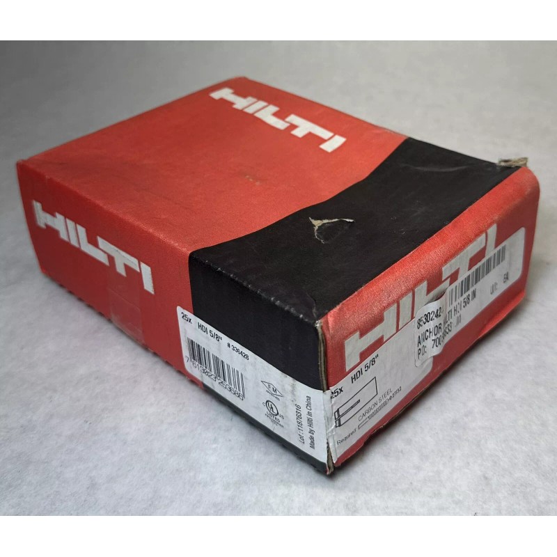 Hilti NEW (25-Pack) HILTI 336428 Drop-In Anchor HDI-5/8"