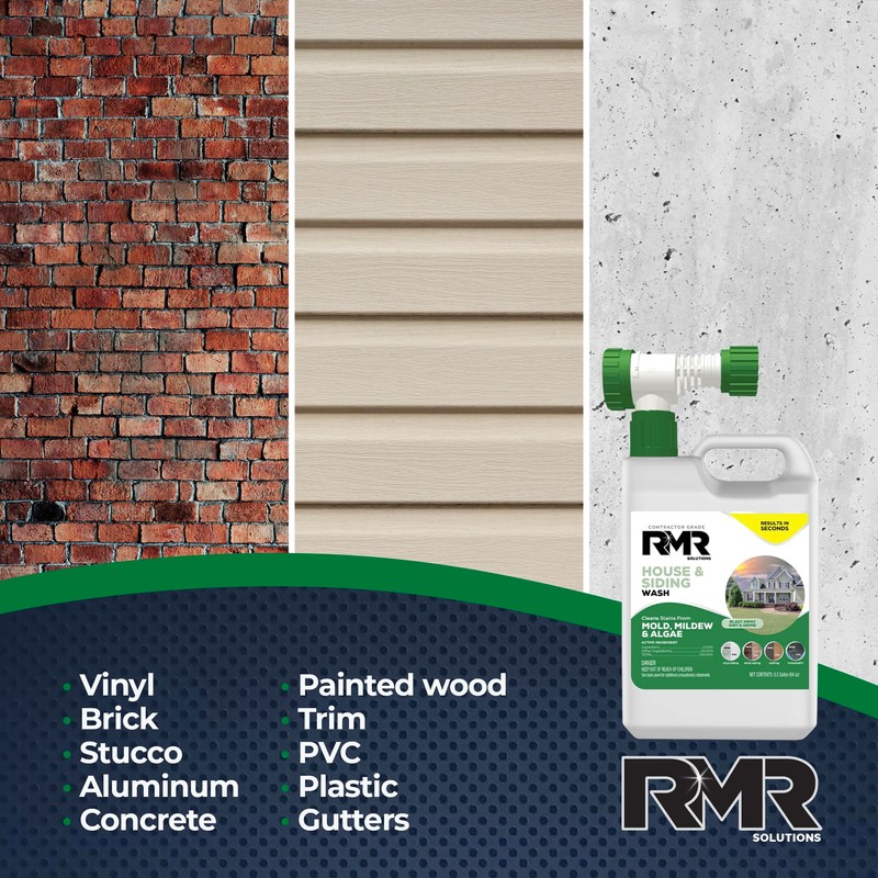 RMR House and Siding Wash - Commercial-Grade Outdoor Stain Remover