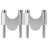 7/8in 30mm Handlebar Risers Clamp Bars Kit Universal Parts for