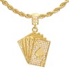 metaltree98 Men's Hip Hop 20" Rope Chain 14k Gold Plated