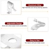 sourcing map 10pcs Cabinet Shelf Clips Metal Adjustable Shelf Bracket