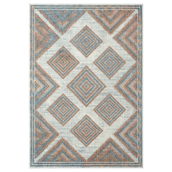 LUXE WEAVERS Patricia Collection 100 Multi 6x9 Modern Geometric Area