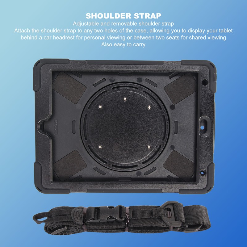 Tablet Protective Case Rugged Case with Hand Strap Kickstand and