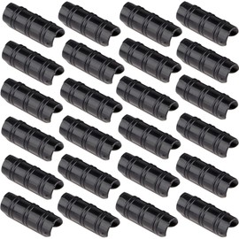 24Pcs Greenhouse Tube Clip Plastic Film Pipe Clips Garden Buildings Tube Clip Netting Tunnel Hoop Clips for Ø18~20mm(0.70~0.78 inch) Tube