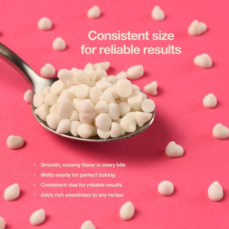 White Chocolate Chips 10oz – Premium Baking Chips in a