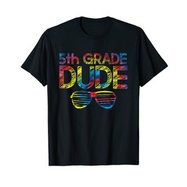 5th Grade Dude In Sunglasses Back to School Fifth Grader T-Shirt