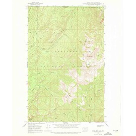 YellowMaps Gypsy Peak WA topo map, 1:24000 Scale, 7.5 X 7.5 Minute, Historical, 1967, Updated 1971, 26.8 x 22 in - Paper