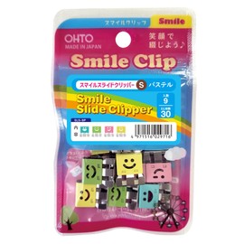 Auto Clip Smile Slide Clipper Pastel 10pcs SLS-9P