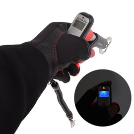 Mini Fish Lip Grabber Gripper Fishing Lip Grip Tool Fish Holder with 55LB Digital Scale