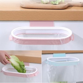 Pink hanging trash bin sink door food waste bin / 핑크 걸이형쓰레기통 싱크대 문틈 음식물휴지통