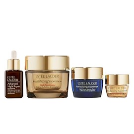 Set Estée Lauder Revitalizing Supreme+ Youth Power: Crema Antiedad 50ml + Night Power Bounce Creme 15ml + Advanced Night Repair 15ml + Eye Balm 5ml. Tecnología ImmunomX para piel visiblemente más joven, firme y luminosa.