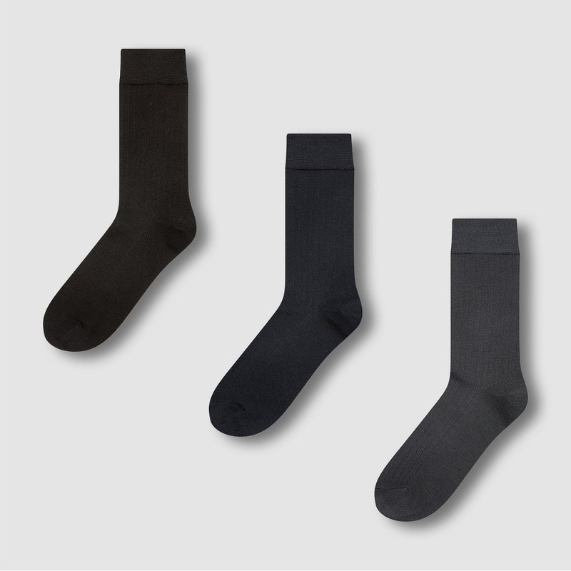 JAJU [JAJU] Men's Modal Business Long Socks 3 Pairs (Choose