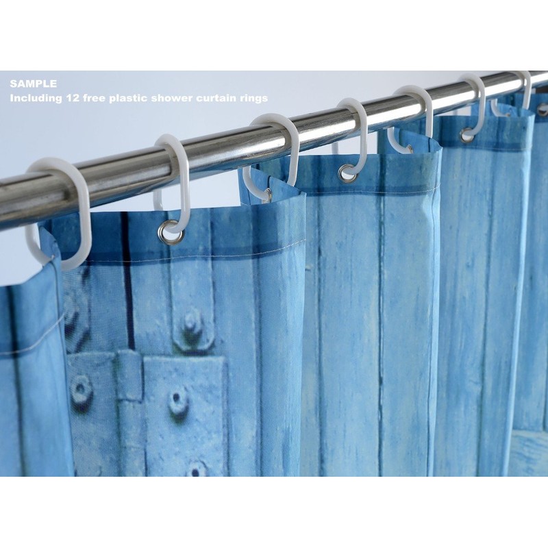 Goodbath Get Naked Shower Curtain, 180 x 200 cm, Black,