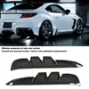 2PCS Side Vent Frame Cover Dry Carbon Fiber Material Replacement
