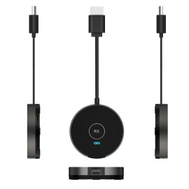 Universal Wireless HDMI Transmitter and 4 Receivers 1080P 2.4G/5.8G @60Hz, 165ft Range