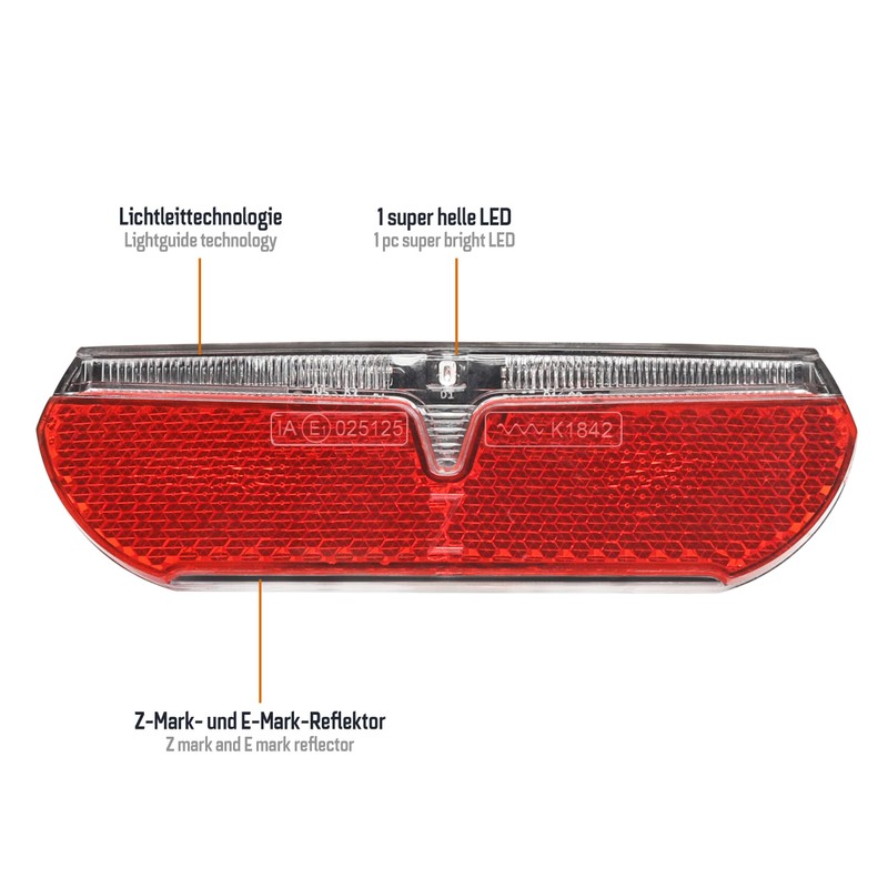 ADDVIEW Swallow E Bike Rear Light - LED Bike Tail