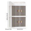 Organizador De Maquillaje 3 Capas Con Puerta Transparente