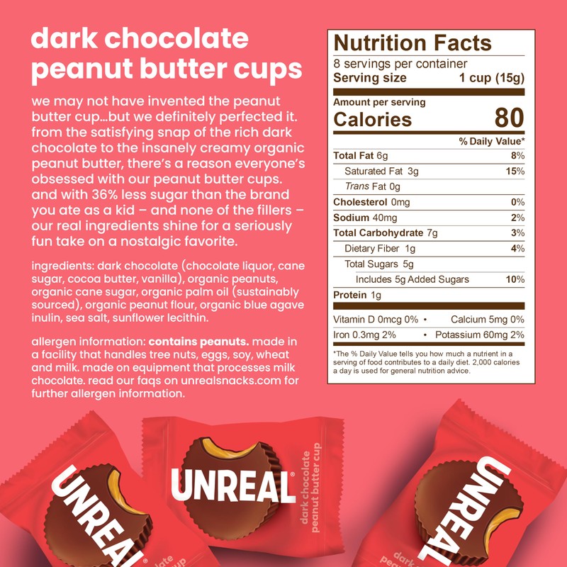 UNREAL Complete Variety Pack (6 Bag Sampler) | Less Sugar,