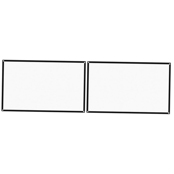 KOMBIUDA 3pcs Folding Projector Screen Portable Projection Curtain for Indoor