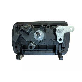 TriMark RV Door Lock 23738-01 Black Paddle Handle 2 Keys Utility Vehicles Van CN