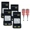 4Pack UV32 Batteries 2500mAh Compatible for Baofeng UV-32 Extended Battery