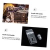 Mipcase 20 Sets Transparent Lock Hinge Clear Gate Lock Hasp