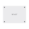 12x16 Dry Erase Board for Wall - with .25 Clear