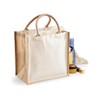 Westford Mill W421 Printers' Midi Jute Bag - Eco-Friendly, Reusable,