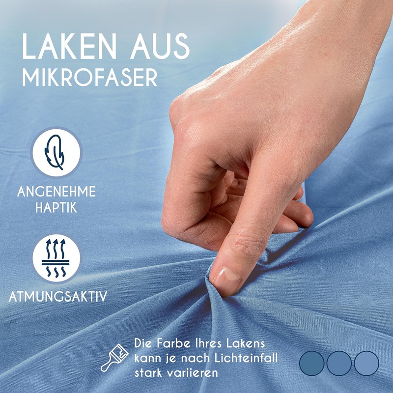 Dreamzie - Fitted Sheet 90 x 190/200 cm Pack of