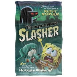 Spongebob Blanket, 36"x58" Hash Slinging Slasher Silky Touch Super Soft Throw Blanket