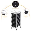 BETTARY Office Rolling Storage Cart with 10 Drawer, Scrapbook Paper