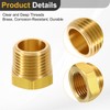 sourcing map 2Pcs 1/2 NPT Male x 3/8 NPT Female