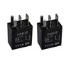 2-Pack Relay 8T2T-14B192-AA | 12VDC 4-Pin Automotive Relay Replacement Compatible