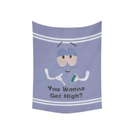 South Park Ultra Soft Funny  tapestry 40x30in Banner for College Dorm Cave with Suitable for Indoor Outdoor Decoration - Color: 40x30