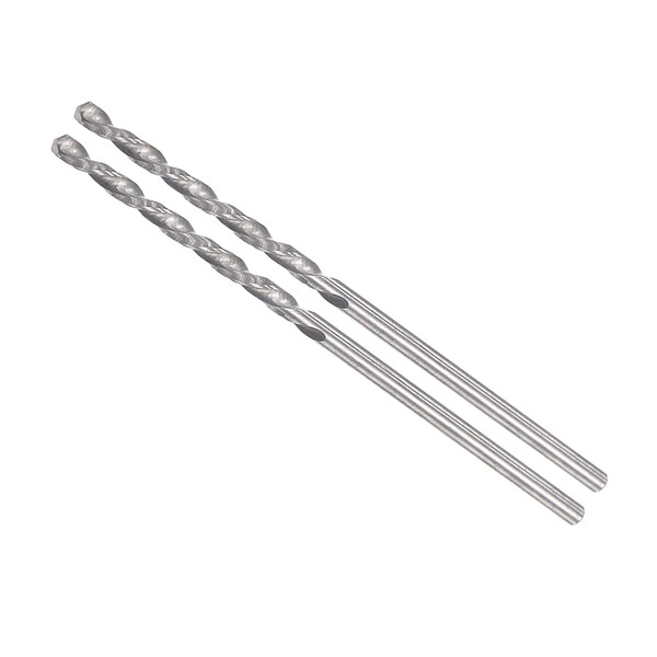 CoCud Solid Carbide Drill Bits, 1.8mm Diameter, Left Hand YG6X