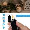 TIKIUKI Electric Lighters Rechargeable with Projection Flameless Windproof Plasma Arc