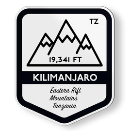Mount Kilimanjaro Magnet for Car Fridge Locker Metal Door - 4.5"