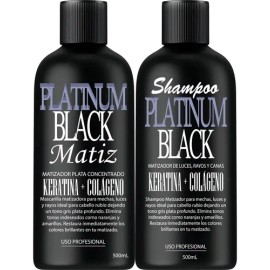 Kit Platinado Shampoo Platinum Black Y Platinum Black Matiz                                                                                           